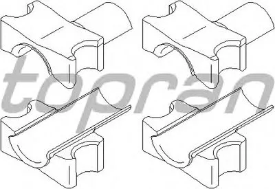 Опора, стабилизатор TOPRAN купить