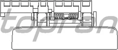 Ручка двери TOPRAN купить