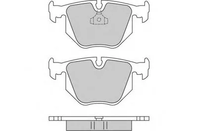 Комплект тормозных колодок, дисковый тормоз E.T.F. купить