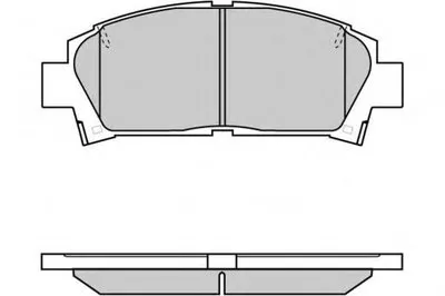 Комплект тормозных колодок, дисковый тормоз E.T.F. купить