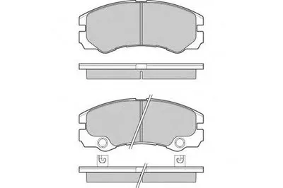 Комплект тормозных колодок, дисковый тормоз E.T.F. купить