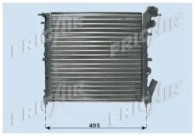 Радиатор, охлаждение двигателя FRIGAIR купить