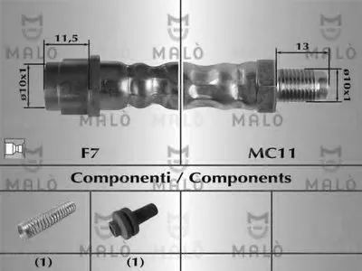 Тормозной шланг MALÒ купить