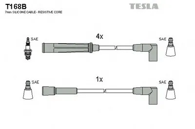 Комплект проводов зажигания TESLA купить