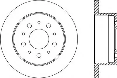 Тормозной диск ADAPTIVE OPEN PARTS купить