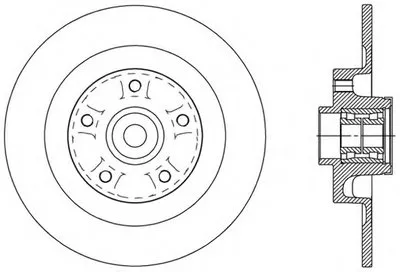Тормозной диск ADAPTIVE OPEN PARTS купить