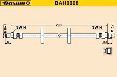 Тормозной шланг BARUM купить