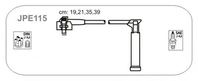 Комплект проводов зажигания JANMOR купить