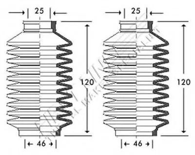 Пыльник, рулевое управление FIRST LINE купить