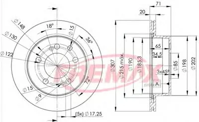 Тормозной диск Premium Carbon + FREMAX купить