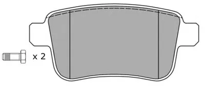 Комплект тормозных колодок, дисковый тормоз FREMAX купить