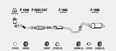 Система выпуска ОГ FENNO купить