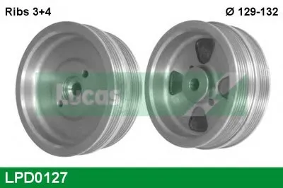Ременный шкив, коленчатый вал LUCAS ENGINE DRIVE купить