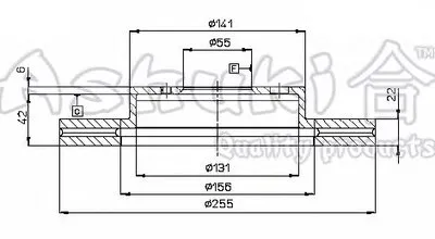Тормозной диск ASHUKI купить