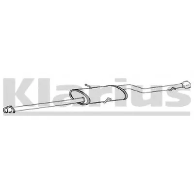 Глушитель выхлопных газов конечный KLARIUS купить