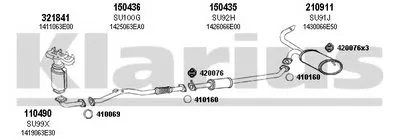 Система выпуска ОГ KLARIUS купить