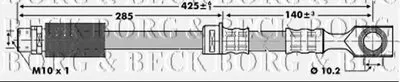 Тормозной шланг BORG & BECK купить