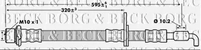 Тормозной шланг BORG & BECK купить