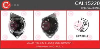 Генератор BRAND NEW SERIES CASCO купить