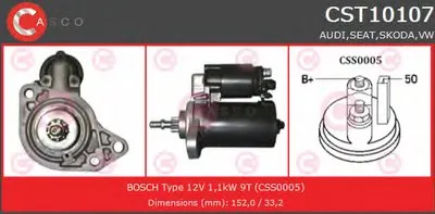 Стартер BRAND NEW SERIES CASCO купить