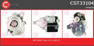 Стартер REMANUFACTURED SERIES CASCO купить