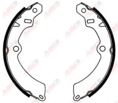 Комплект тормозных колодок ABE купить