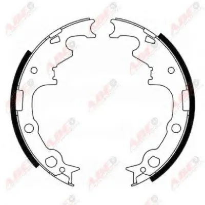 Комплект тормозных колодок ABE купить