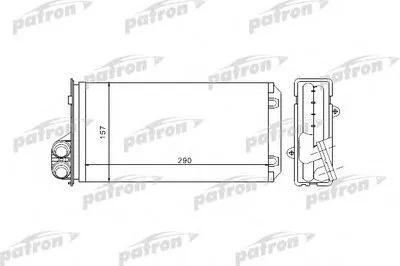 Теплообменник, отопление салона PATRON купить