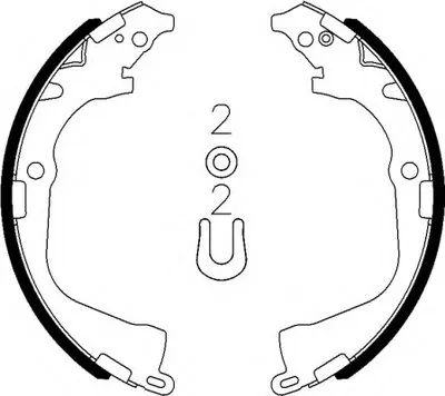 Комплект тормозных колодок HELLA PAGID купить