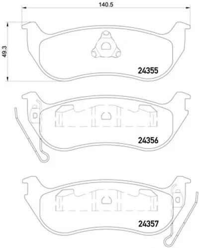 Комплект тормозных колодок, дисковый тормоз HELLA купить