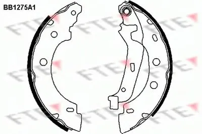 Комплект тормозных колодок FTE купить