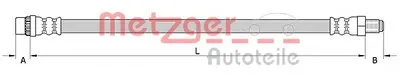 Тормозной шланг METZGER купить
