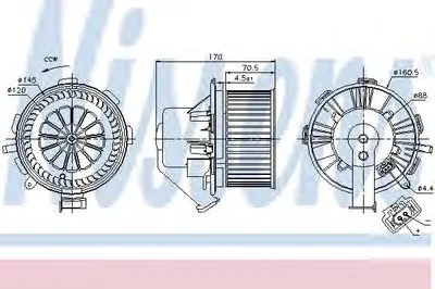 Вентиляция салона NISSENS купить