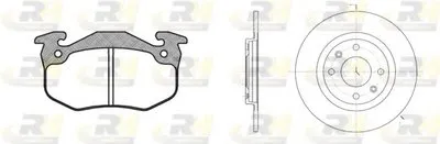 Комплект тормозов, дисковый тормозной механизм Dual Kit ROADHOUSE купить
