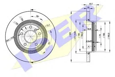 Тормозной диск ICER купить