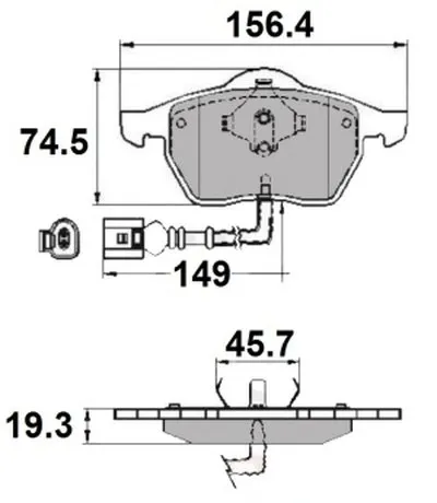 Комплект тормозных колодок, дисковый тормоз NATIONAL купить