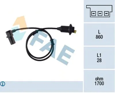 Датчик, частота вращения колеса FAE купить