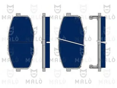 Комплект тормозных колодок, дисковый тормоз MALÒ купить