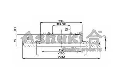 Тормозной диск ASHUKI купить