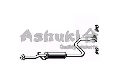 Средний глушитель выхлопных газов ASHUKI купить