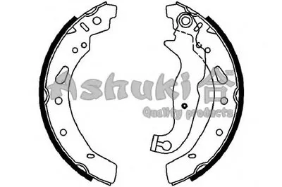 Комплект тормозных колодок ASHUKI купить