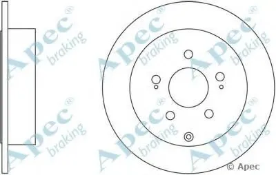 Тормозной диск APEC braking купить