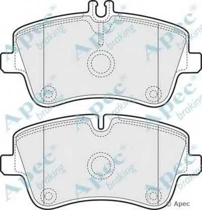 Комплект тормозных колодок, дисковый тормоз APEC braking купить