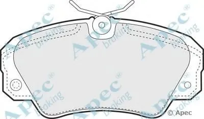 Комплект тормозных колодок, дисковый тормоз APEC braking купить