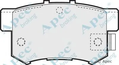 Комплект тормозных колодок, дисковый тормоз APEC braking купить