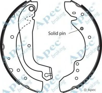 Тормозные колодки APEC braking купить