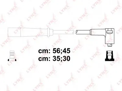Комплект проводов зажигания LYNXauto купить
