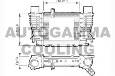 Интеркулер AUTOGAMMA купить