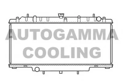 Радиатор, охлаждение двигателя AUTOGAMMA купить