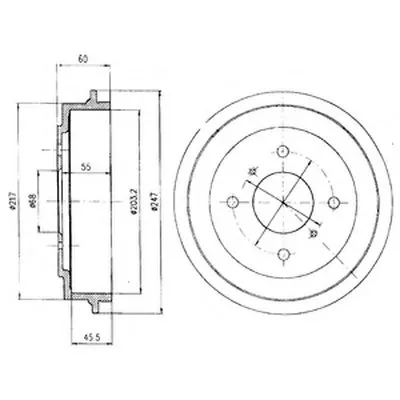 Тормозной барабан DELPHI купить